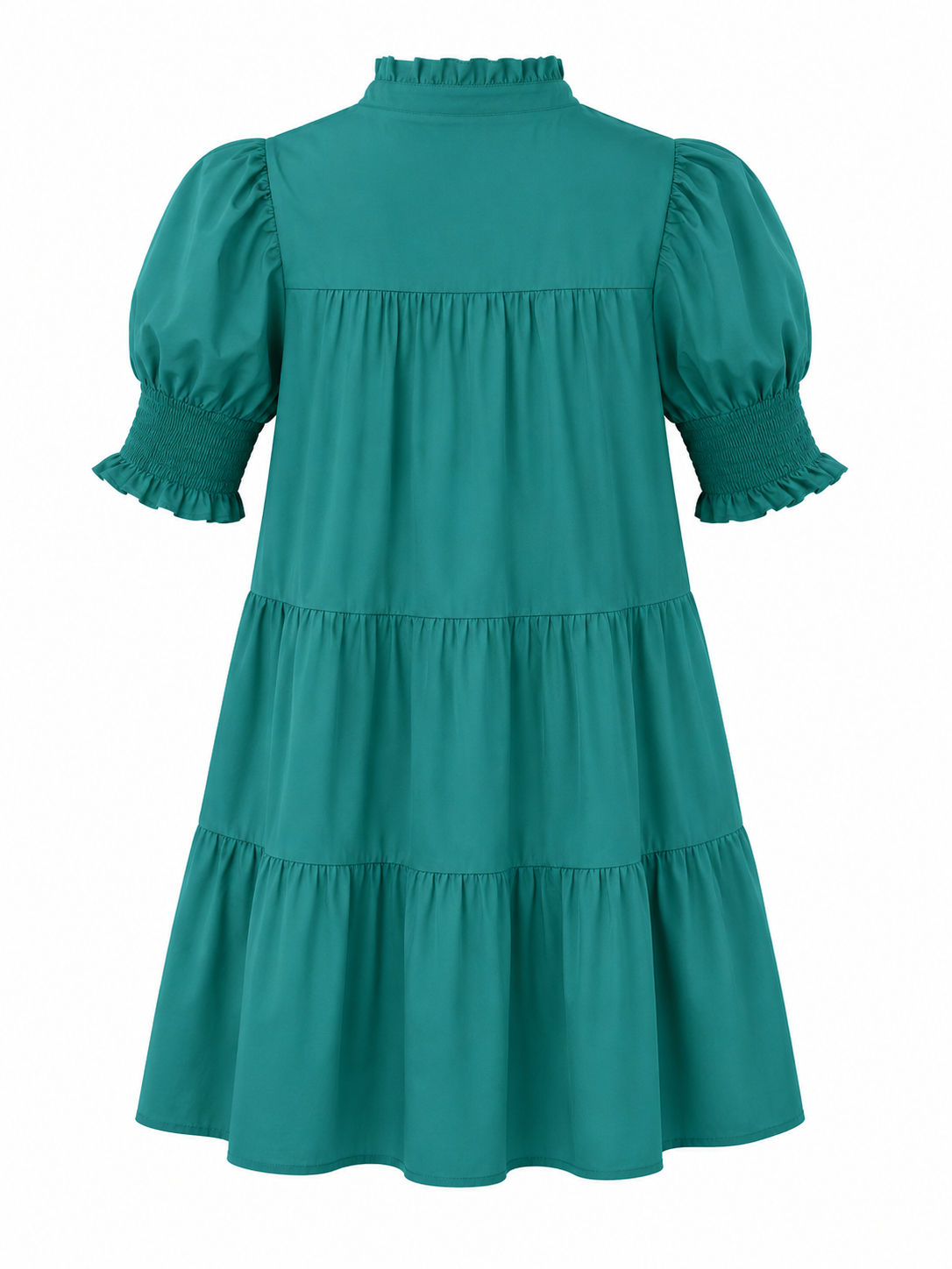 Teal Grace Tiered Dress