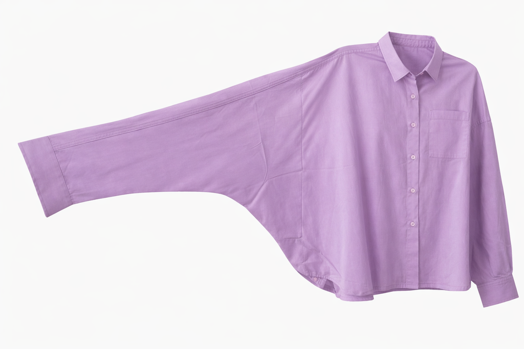 Lavender Ruffle Blouse – Soft & Flowy Fit- Only 1 Small Available