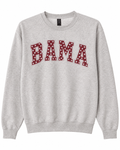 Bama Girl Polka Dot Sweatshirt – Gray