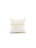 Gold Christie Chain Charm Bracelet: 7.5" (Large)