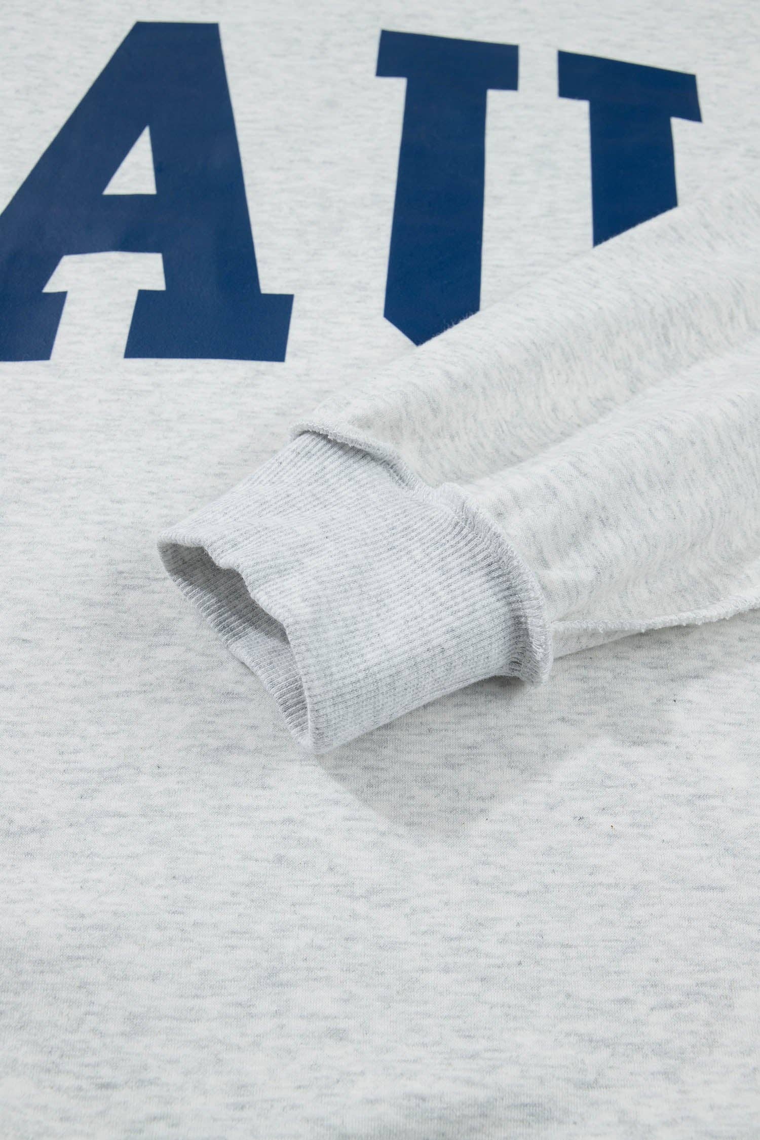 AU Tigers Reversible Game Day Mock Neck Sweatshirt: Light Grey / 65%Polyester+35%Cotton