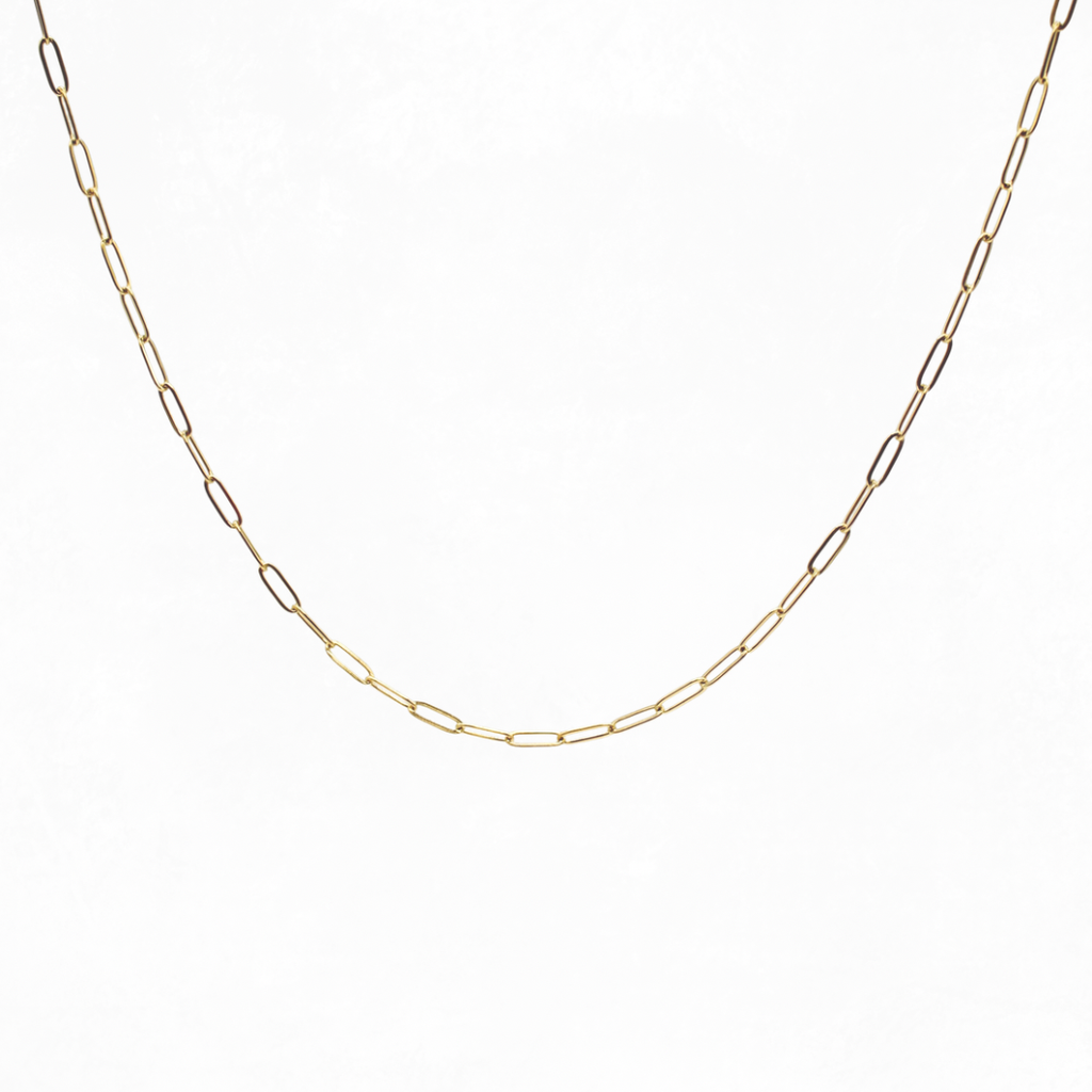Gold Storyline Necklace | Waterproof, Hypoallergenic & Tarnish Resistant: 18"